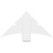 Ekena Millwork Alberta Architectural Grade PVC Gable Bracket, 36"W x 18"H x 2"D x 6"F, 12/12 Pitch GBP036X18X0206ALB00 - alternate 2